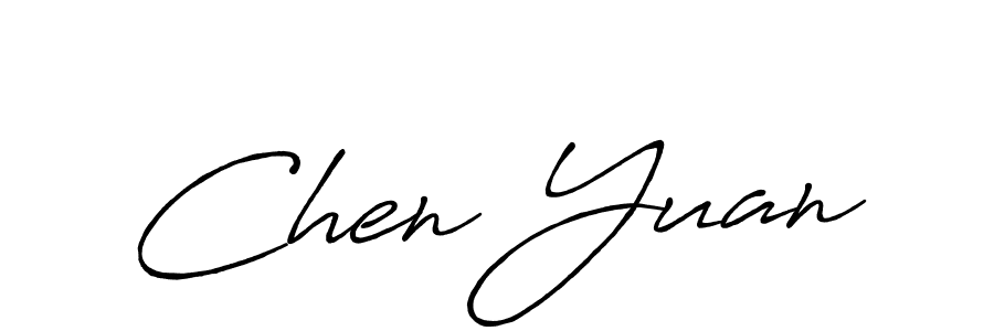 Chen Yuan stylish signature style. Best Handwritten Sign (Antro_Vectra_Bolder) for my name. Handwritten Signature Collection Ideas for my name Chen Yuan. Chen Yuan signature style 7 images and pictures png