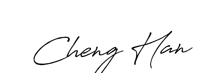 Use a signature maker to create a handwritten signature online. With this signature software, you can design (Antro_Vectra_Bolder) your own signature for name Cheng Han. Cheng Han signature style 7 images and pictures png
