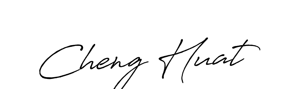 Also we have Cheng Huat name is the best signature style. Create professional handwritten signature collection using Antro_Vectra_Bolder autograph style. Cheng Huat signature style 7 images and pictures png