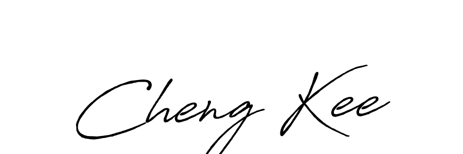 Design your own signature with our free online signature maker. With this signature software, you can create a handwritten (Antro_Vectra_Bolder) signature for name Cheng Kee. Cheng Kee signature style 7 images and pictures png