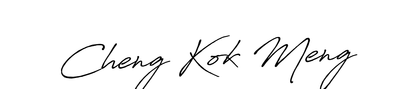 Once you've used our free online signature maker to create your best signature Antro_Vectra_Bolder style, it's time to enjoy all of the benefits that Cheng Kok Meng name signing documents. Cheng Kok Meng signature style 7 images and pictures png