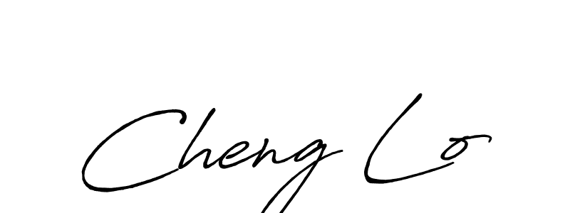 Make a beautiful signature design for name Cheng Lo. With this signature (Antro_Vectra_Bolder) style, you can create a handwritten signature for free. Cheng Lo signature style 7 images and pictures png