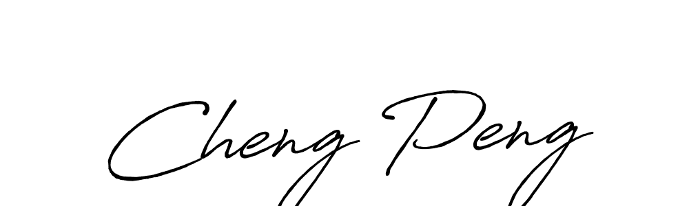 Also we have Cheng Peng name is the best signature style. Create professional handwritten signature collection using Antro_Vectra_Bolder autograph style. Cheng Peng signature style 7 images and pictures png