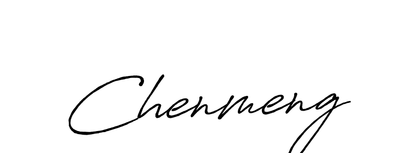 Design your own signature with our free online signature maker. With this signature software, you can create a handwritten (Antro_Vectra_Bolder) signature for name Chenmeng. Chenmeng signature style 7 images and pictures png