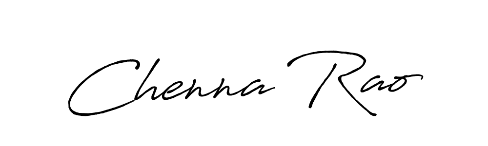 Make a beautiful signature design for name Chenna Rao. With this signature (Antro_Vectra_Bolder) style, you can create a handwritten signature for free. Chenna Rao signature style 7 images and pictures png