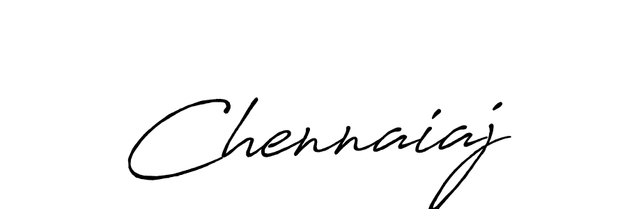 How to make Chennaiaj name signature. Use Antro_Vectra_Bolder style for creating short signs online. This is the latest handwritten sign. Chennaiaj signature style 7 images and pictures png