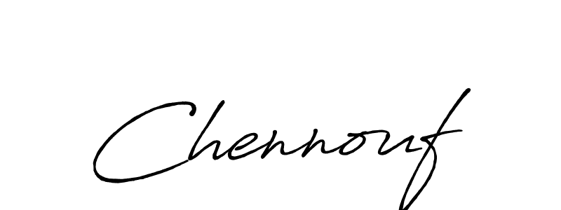 Make a beautiful signature design for name Chennouf. Use this online signature maker to create a handwritten signature for free. Chennouf signature style 7 images and pictures png