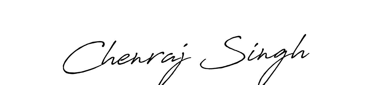 Make a beautiful signature design for name Chenraj Singh. With this signature (Antro_Vectra_Bolder) style, you can create a handwritten signature for free. Chenraj Singh signature style 7 images and pictures png