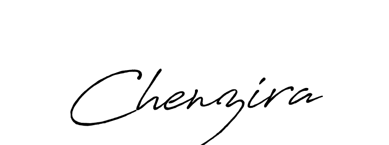 Create a beautiful signature design for name Chenzira. With this signature (Antro_Vectra_Bolder) fonts, you can make a handwritten signature for free. Chenzira signature style 7 images and pictures png
