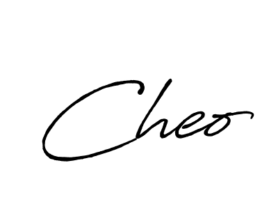 Cheo stylish signature style. Best Handwritten Sign (Antro_Vectra_Bolder) for my name. Handwritten Signature Collection Ideas for my name Cheo. Cheo signature style 7 images and pictures png