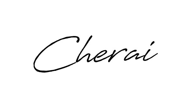 Make a beautiful signature design for name Cherai. With this signature (Antro_Vectra_Bolder) style, you can create a handwritten signature for free. Cherai signature style 7 images and pictures png