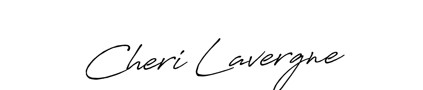 It looks lik you need a new signature style for name Cheri Lavergne. Design unique handwritten (Antro_Vectra_Bolder) signature with our free signature maker in just a few clicks. Cheri Lavergne signature style 7 images and pictures png