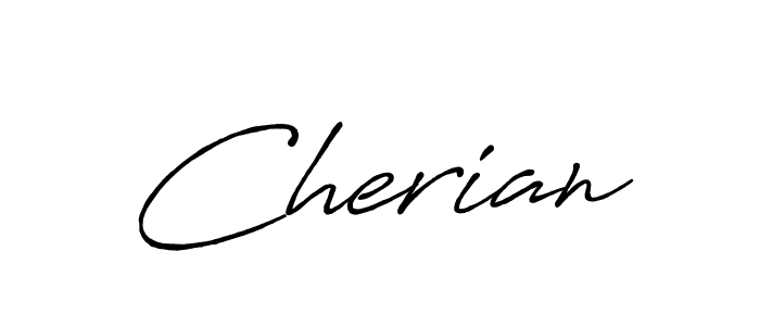 Create a beautiful signature design for name Cherian. With this signature (Antro_Vectra_Bolder) fonts, you can make a handwritten signature for free. Cherian signature style 7 images and pictures png