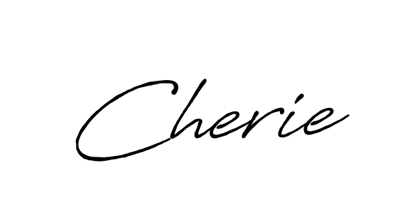 Use a signature maker to create a handwritten signature online. With this signature software, you can design (Antro_Vectra_Bolder) your own signature for name Cherie. Cherie signature style 7 images and pictures png