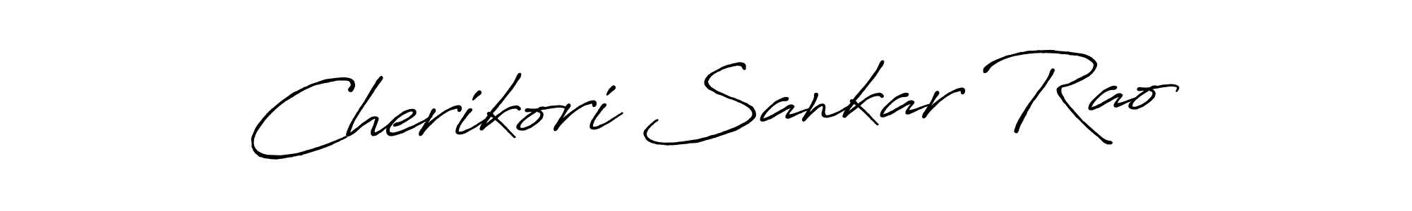 Cherikori Sankar Rao stylish signature style. Best Handwritten Sign (Antro_Vectra_Bolder) for my name. Handwritten Signature Collection Ideas for my name Cherikori Sankar Rao. Cherikori Sankar Rao signature style 7 images and pictures png