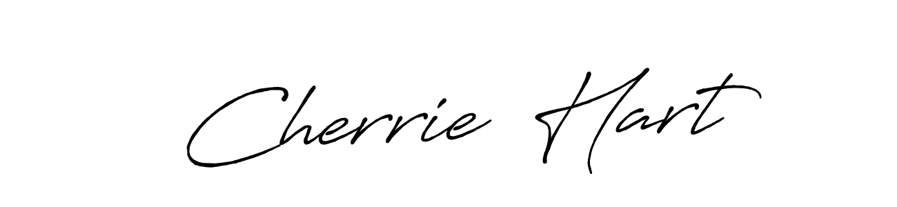 How to make Cherrie  Hart signature? Antro_Vectra_Bolder is a professional autograph style. Create handwritten signature for Cherrie  Hart name. Cherrie  Hart signature style 7 images and pictures png