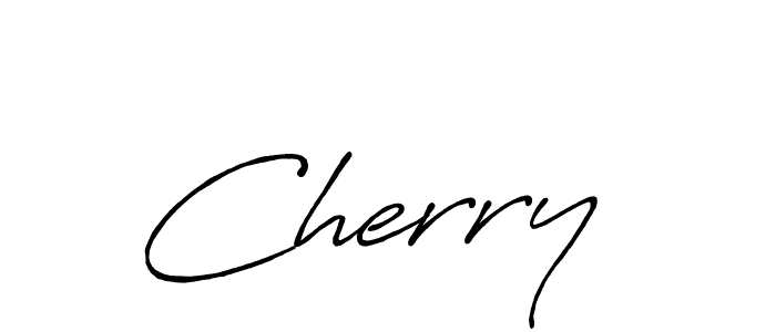 Cherry  stylish signature style. Best Handwritten Sign (Antro_Vectra_Bolder) for my name. Handwritten Signature Collection Ideas for my name Cherry . Cherry  signature style 7 images and pictures png