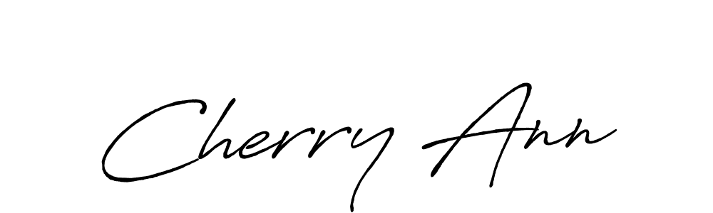 Design your own signature with our free online signature maker. With this signature software, you can create a handwritten (Antro_Vectra_Bolder) signature for name Cherry Ann. Cherry Ann signature style 7 images and pictures png