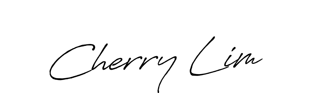 if you are searching for the best signature style for your name Cherry Lim. so please give up your signature search. here we have designed multiple signature styles  using Antro_Vectra_Bolder. Cherry Lim signature style 7 images and pictures png