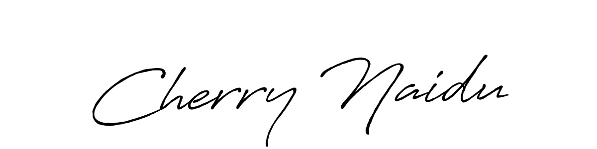 How to make Cherry Naidu signature? Antro_Vectra_Bolder is a professional autograph style. Create handwritten signature for Cherry Naidu name. Cherry Naidu signature style 7 images and pictures png