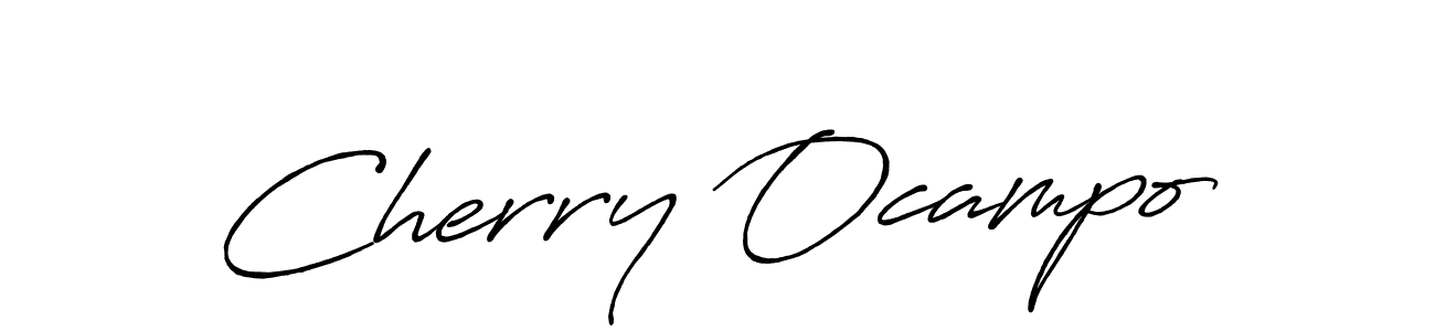 Also You can easily find your signature by using the search form. We will create Cherry Ocampo name handwritten signature images for you free of cost using Antro_Vectra_Bolder sign style. Cherry Ocampo signature style 7 images and pictures png