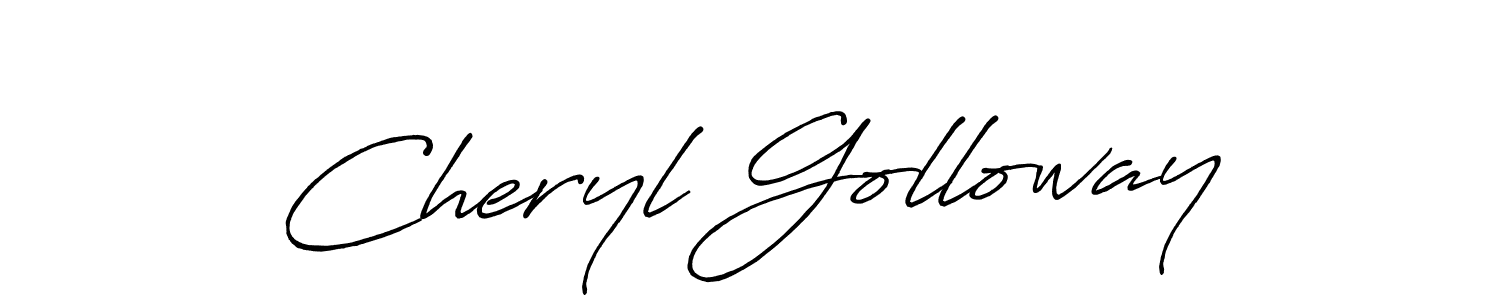 Cheryl Golloway stylish signature style. Best Handwritten Sign (Antro_Vectra_Bolder) for my name. Handwritten Signature Collection Ideas for my name Cheryl Golloway. Cheryl Golloway signature style 7 images and pictures png