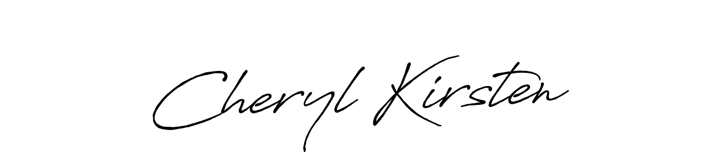 How to make Cheryl Kirsten signature? Antro_Vectra_Bolder is a professional autograph style. Create handwritten signature for Cheryl Kirsten name. Cheryl Kirsten signature style 7 images and pictures png