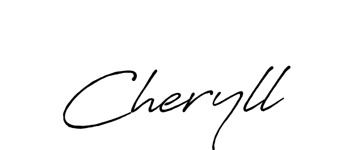 Create a beautiful signature design for name Cheryll. With this signature (Antro_Vectra_Bolder) fonts, you can make a handwritten signature for free. Cheryll signature style 7 images and pictures png