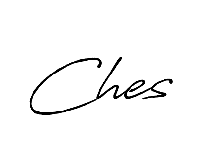 Create a beautiful signature design for name Ches. With this signature (Antro_Vectra_Bolder) fonts, you can make a handwritten signature for free. Ches signature style 7 images and pictures png