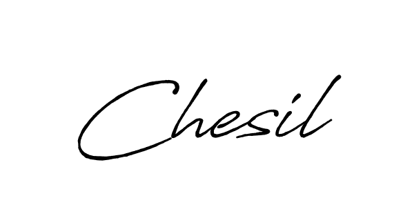 You should practise on your own different ways (Antro_Vectra_Bolder) to write your name (Chesil) in signature. don't let someone else do it for you. Chesil signature style 7 images and pictures png