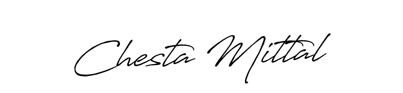 You can use this online signature creator to create a handwritten signature for the name Chesta Mittal. This is the best online autograph maker. Chesta Mittal signature style 7 images and pictures png