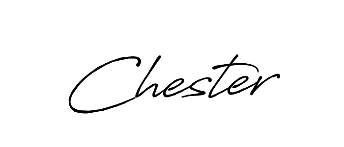 You should practise on your own different ways (Antro_Vectra_Bolder) to write your name (Chester) in signature. don't let someone else do it for you. Chester signature style 7 images and pictures png