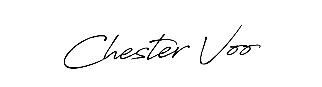 It looks lik you need a new signature style for name Chester Voo. Design unique handwritten (Antro_Vectra_Bolder) signature with our free signature maker in just a few clicks. Chester Voo signature style 7 images and pictures png