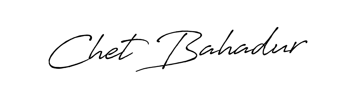 Also You can easily find your signature by using the search form. We will create Chet Bahadur name handwritten signature images for you free of cost using Antro_Vectra_Bolder sign style. Chet Bahadur signature style 7 images and pictures png