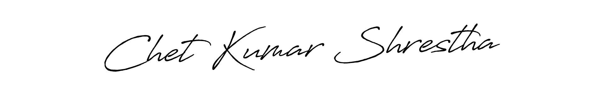 if you are searching for the best signature style for your name Chet Kumar Shrestha. so please give up your signature search. here we have designed multiple signature styles  using Antro_Vectra_Bolder. Chet Kumar Shrestha signature style 7 images and pictures png
