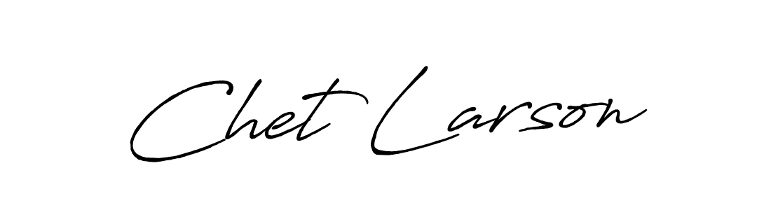 The best way (Antro_Vectra_Bolder) to make a short signature is to pick only two or three words in your name. The name Chet Larson include a total of six letters. For converting this name. Chet Larson signature style 7 images and pictures png