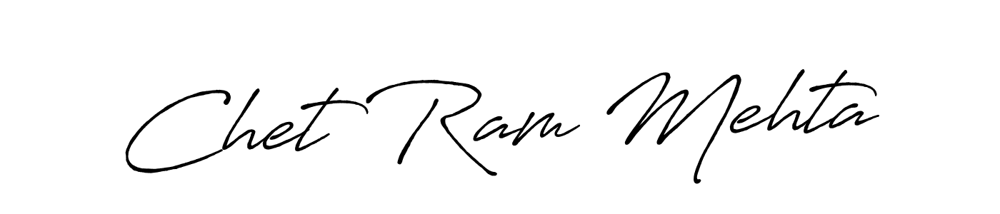 How to Draw Chet Ram Mehta signature style? Antro_Vectra_Bolder is a latest design signature styles for name Chet Ram Mehta. Chet Ram Mehta signature style 7 images and pictures png