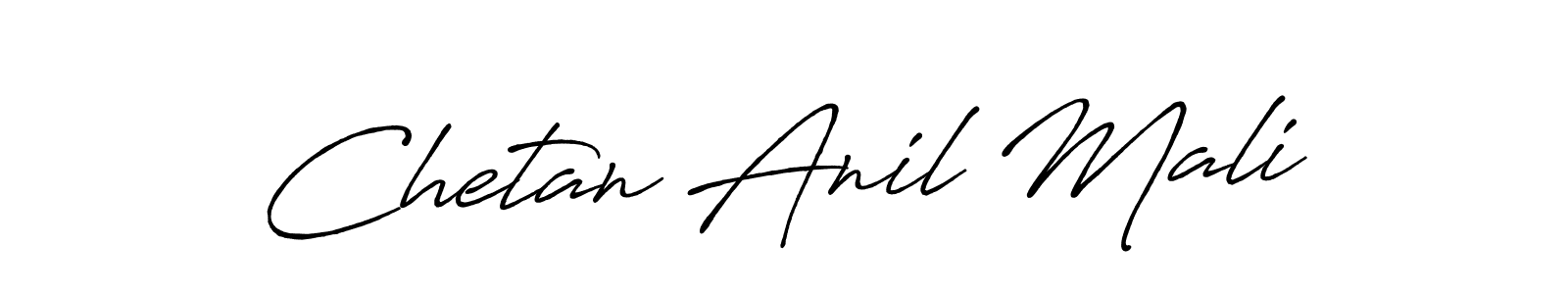 Make a short Chetan Anil Mali signature style. Manage your documents anywhere anytime using Antro_Vectra_Bolder. Create and add eSignatures, submit forms, share and send files easily. Chetan Anil Mali signature style 7 images and pictures png