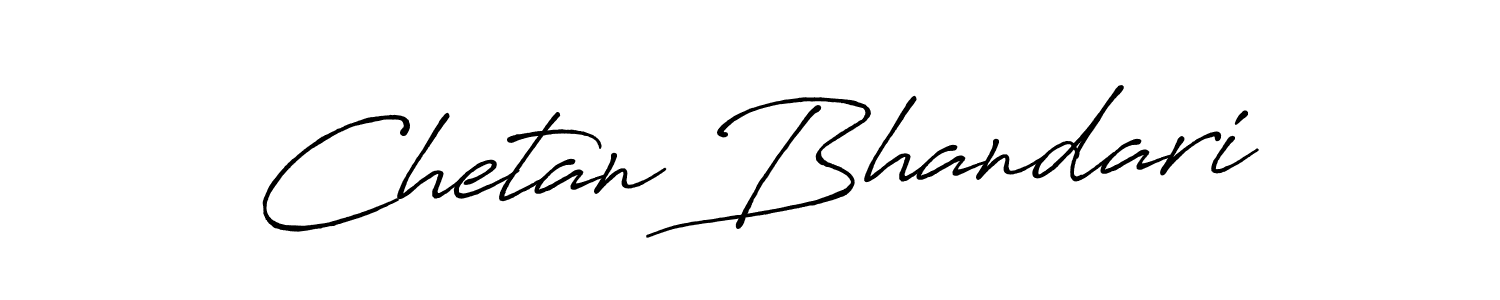 The best way (Antro_Vectra_Bolder) to make a short signature is to pick only two or three words in your name. The name Chetan Bhandari include a total of six letters. For converting this name. Chetan Bhandari signature style 7 images and pictures png