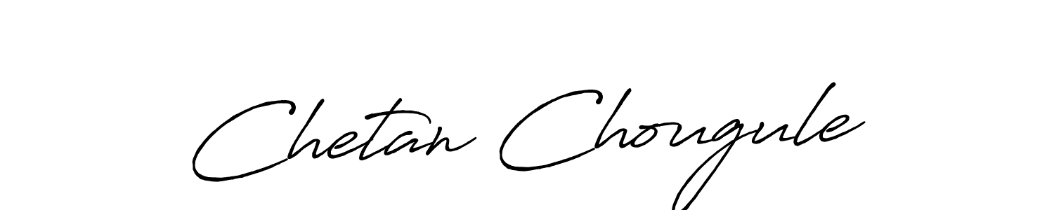 Also we have Chetan Chougule name is the best signature style. Create professional handwritten signature collection using Antro_Vectra_Bolder autograph style. Chetan Chougule signature style 7 images and pictures png