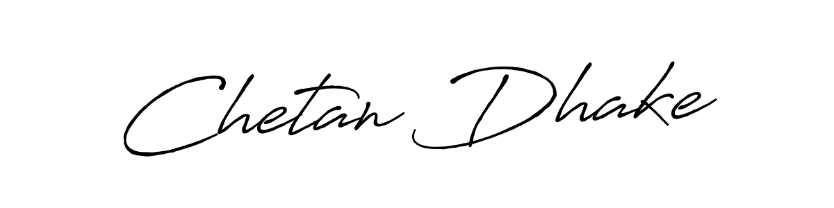 The best way (Antro_Vectra_Bolder) to make a short signature is to pick only two or three words in your name. The name Chetan Dhake include a total of six letters. For converting this name. Chetan Dhake signature style 7 images and pictures png