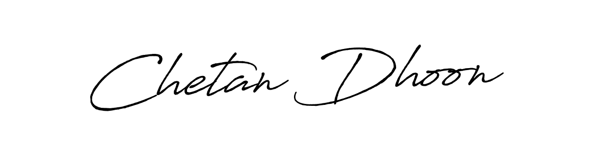 You should practise on your own different ways (Antro_Vectra_Bolder) to write your name (Chetan Dhoon) in signature. don't let someone else do it for you. Chetan Dhoon signature style 7 images and pictures png