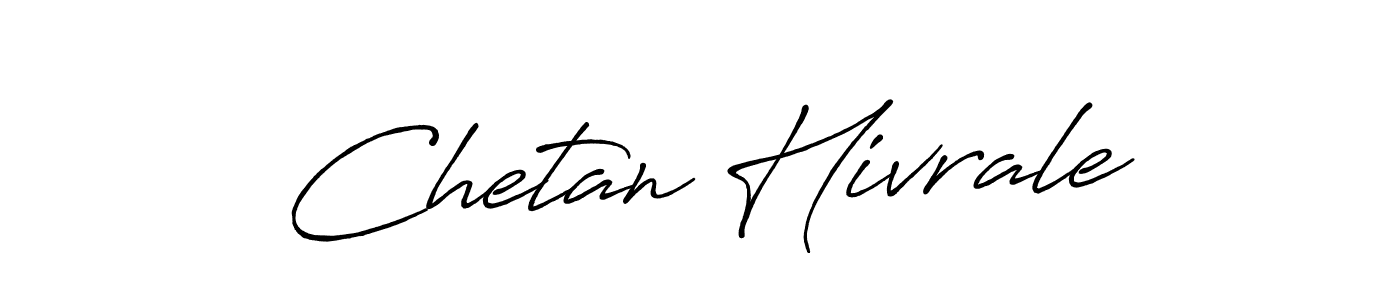 Chetan Hivrale stylish signature style. Best Handwritten Sign (Antro_Vectra_Bolder) for my name. Handwritten Signature Collection Ideas for my name Chetan Hivrale. Chetan Hivrale signature style 7 images and pictures png