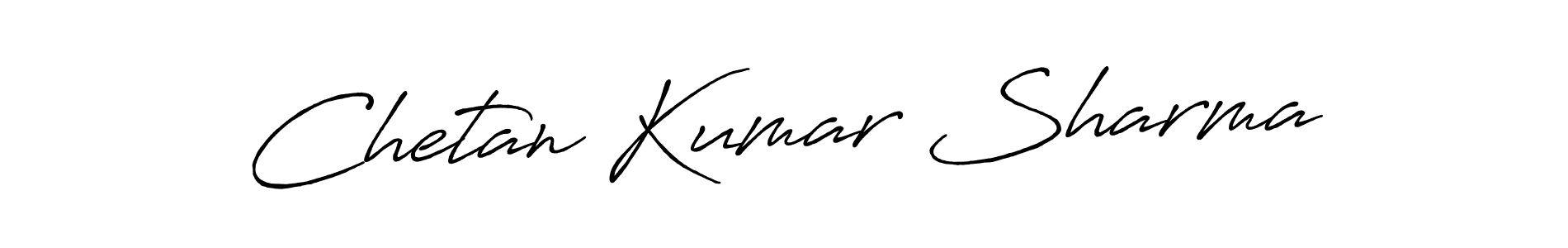 Antro_Vectra_Bolder is a professional signature style that is perfect for those who want to add a touch of class to their signature. It is also a great choice for those who want to make their signature more unique. Get Chetan Kumar Sharma name to fancy signature for free. Chetan Kumar Sharma signature style 7 images and pictures png