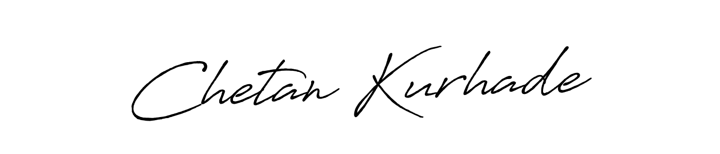 Design your own signature with our free online signature maker. With this signature software, you can create a handwritten (Antro_Vectra_Bolder) signature for name Chetan Kurhade. Chetan Kurhade signature style 7 images and pictures png