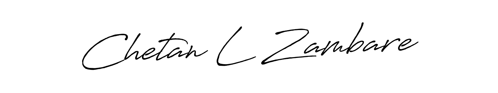 Similarly Antro_Vectra_Bolder is the best handwritten signature design. Signature creator online .You can use it as an online autograph creator for name Chetan L Zambare. Chetan L Zambare signature style 7 images and pictures png