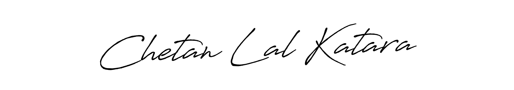 Antro_Vectra_Bolder is a professional signature style that is perfect for those who want to add a touch of class to their signature. It is also a great choice for those who want to make their signature more unique. Get Chetan Lal Katara name to fancy signature for free. Chetan Lal Katara signature style 7 images and pictures png