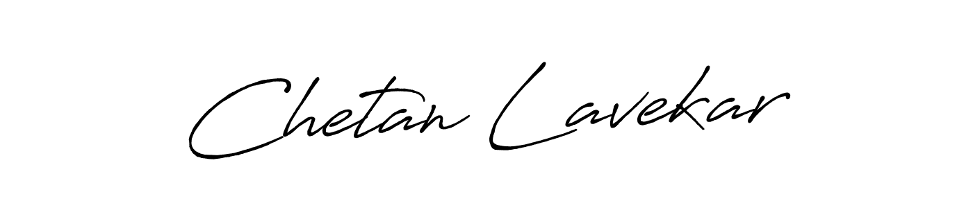 The best way (Antro_Vectra_Bolder) to make a short signature is to pick only two or three words in your name. The name Chetan Lavekar include a total of six letters. For converting this name. Chetan Lavekar signature style 7 images and pictures png