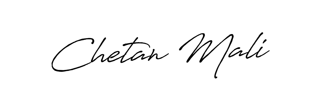 The best way (Antro_Vectra_Bolder) to make a short signature is to pick only two or three words in your name. The name Chetan Mali include a total of six letters. For converting this name. Chetan Mali signature style 7 images and pictures png