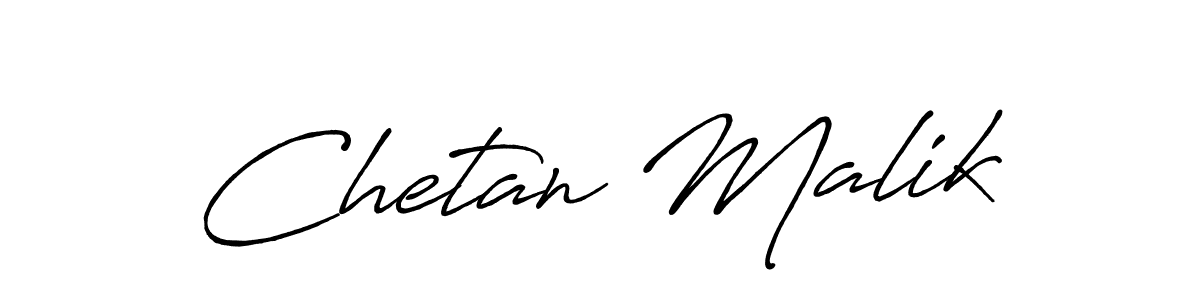 if you are searching for the best signature style for your name Chetan Malik. so please give up your signature search. here we have designed multiple signature styles  using Antro_Vectra_Bolder. Chetan Malik signature style 7 images and pictures png